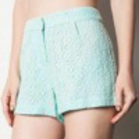 Umgee USA Teal Lace Shorts (Small) - Picture 1 of 4